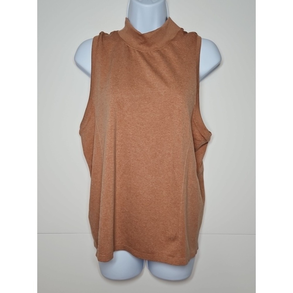 Calia Golf Womens Orange Sleeveless Seamless Athletic Tank Top Size XXL NWT
